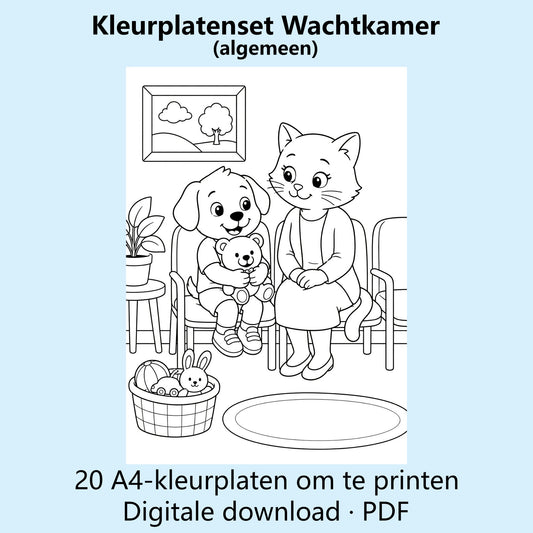 Kleurplatenset Wachtkamer Algemeen